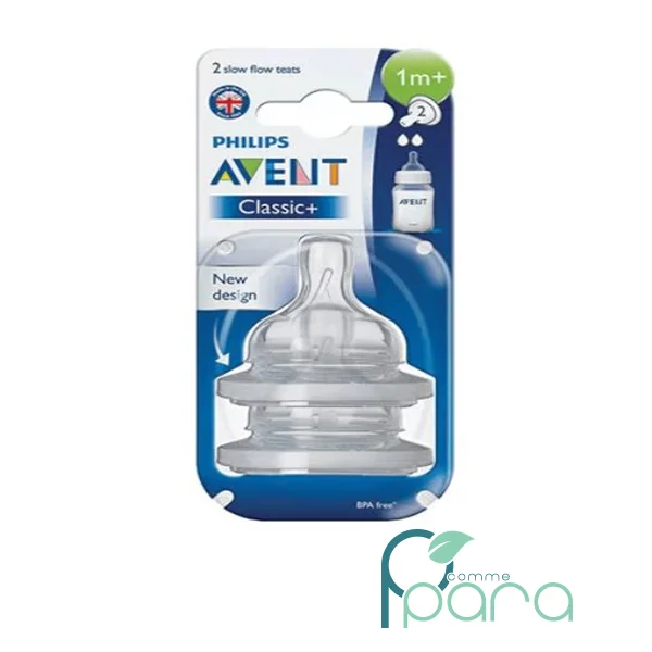AVENT 2 Tétines Classic Anti-Colic 0M+