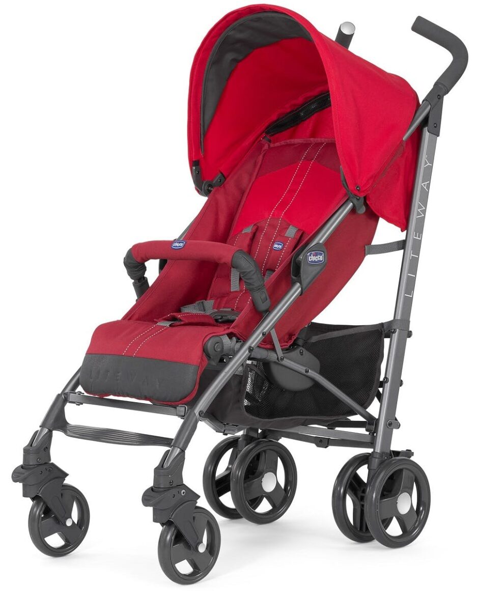 chicco Poussette Lite Way Red pcommepara Berry