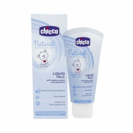 CHICCO Talc Liquide Natural Sensation 100 ml pcommepara