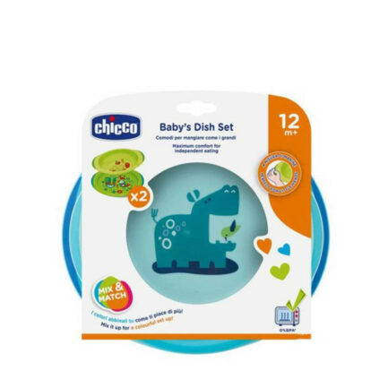 chicco kit-d-assiettes-chicco-12m pcommepara