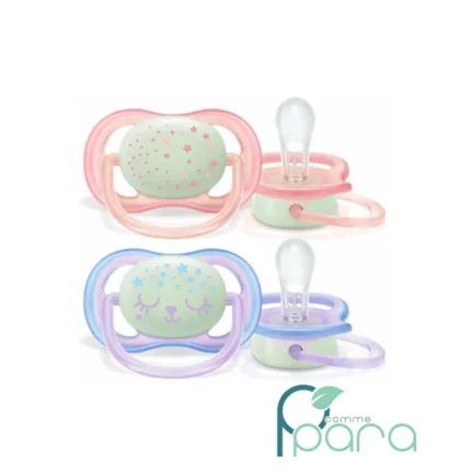 pcommepara-Decouvrez-les-2-sucettes-Philips-AVENT-Ultra-Air-Night-0-6-mois-SCF376-10