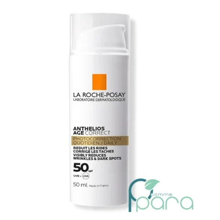 pcommepara-La-Roche-Posay-Anthelios-Age-Correct-Creme-Solaire-Spf-50-Soin-Visage-Anti-rides-et-Anti-taches-Sans-Parfum