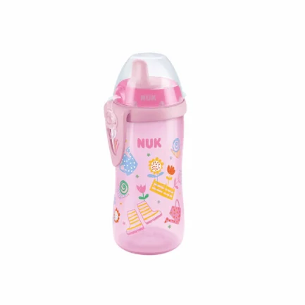 NUK Kiddy Cup, bec verseur en plastique robuste, 300ml, étanche, à partir de 12 mois, sans BPA pcommepara