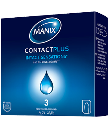 manix preservatif CONTACT PLUS boite 3 pcommepara