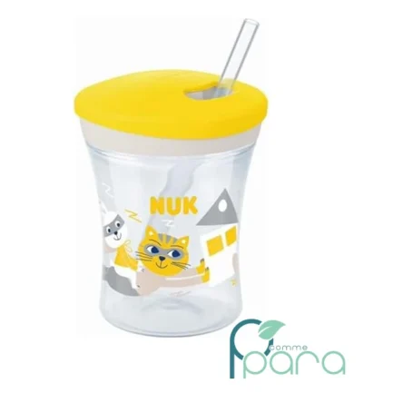 pcommepara-NUK-Action-Cup-Avec-Paille-12M-230ml