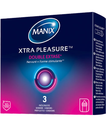 MANIX xtra-pleasure-BOITE 3 pcommepara