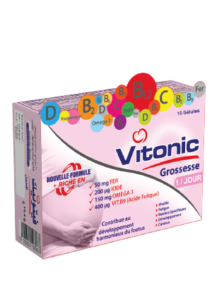 VITONIC-grossesse-15 gélules pcommepara