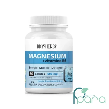 pcommepara-BIOHERBS-Magnesium-Vitamine-B660-Gelules