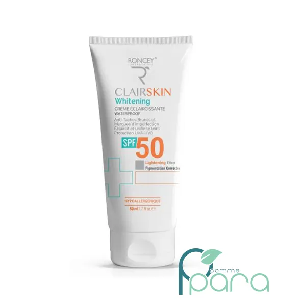 pcommepara RONCEY ClairSkin Crème Visage SPF50,50ml-converti-depuis-jpg pcommepara-RONCEY-ClairSkin-Creme-Visage-SPF50-50ml-