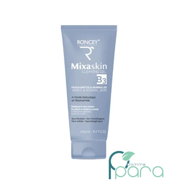 pcommepara RONCEY Gel Nettoyant Mixaskin pour Peau Normale à Mixte,200ml pcommepara-RONCEY-Gel-Nettoyant-Mixaskin-pour-Peau-Normale-a-Mixte200ml.