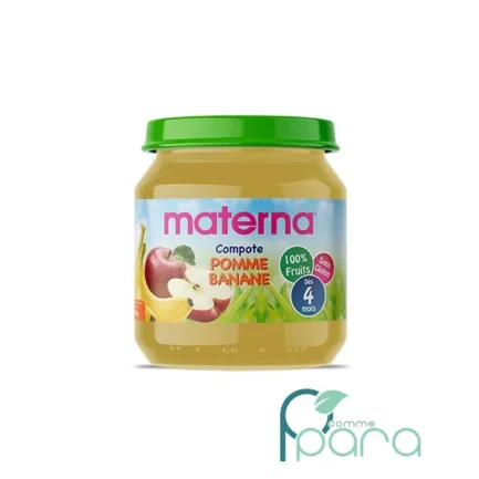 pcommepara-MATERNA-Baby-Compote-Pomme-Banane130Gr