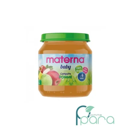 pcommepara-MATERNA-Baby-Compote-Pomme130Gr.