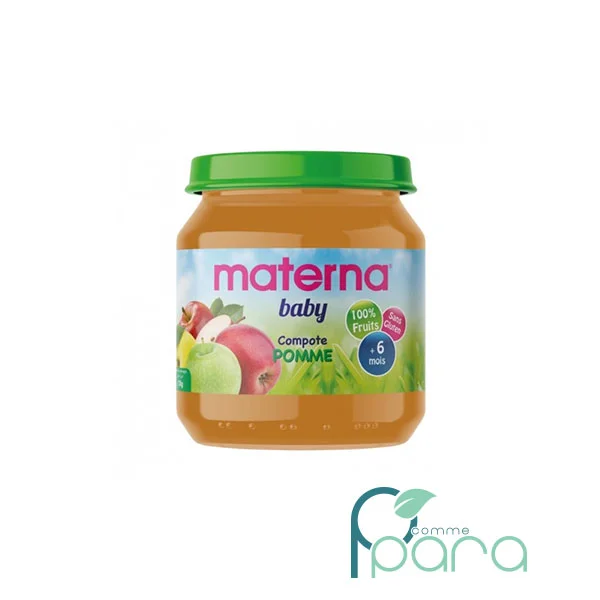 pcommepara MATERNA Baby Compote Pomme,130Gr pcommepara-MATERNA-Baby-Compote-Pomme130Gr.