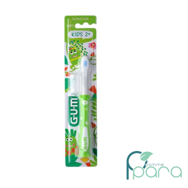 pcommepara GUM Brosse à Dents Kids 3-6 Ans Vert pcommepara-GUM-Brosse-a-Dents-Kids-3-6-Ans-Vert.