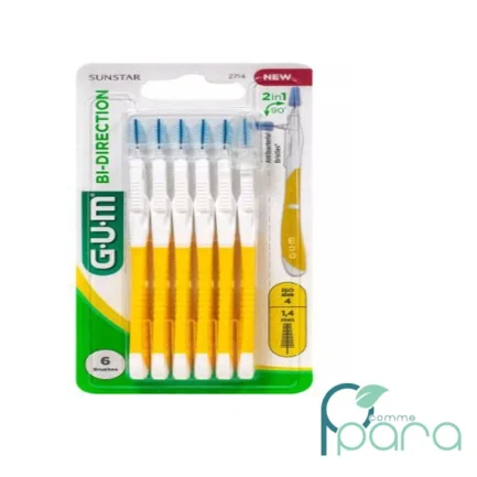 pcommepara-GUM-Brossette-1,4-mm-Boite-De-6-Unites