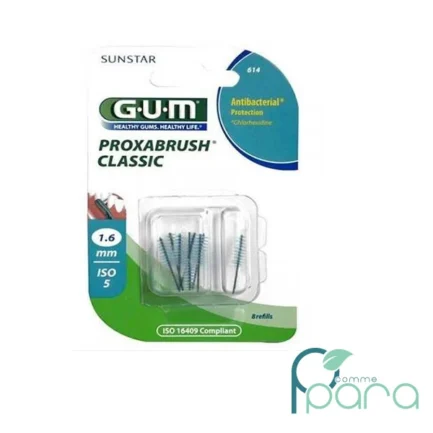 pcommepara-GUM-Brossette-1,6mm-ISO-5-Boite-De-8-Unites.