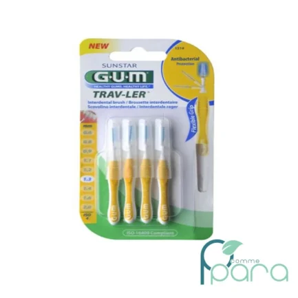 pcommepara-GUM-Brossette-Trav-Extrafine-Conique-1,3mm.