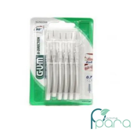 pcommepara-Gum-Brossette-Interdentaire-Bi-Direction-90°-07mm-6-Unites
