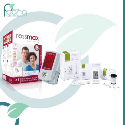 ROSSMAX Pack Tensiomètre X3+ Oxymètre SB100 + BIONIME COFFRET pcommepara