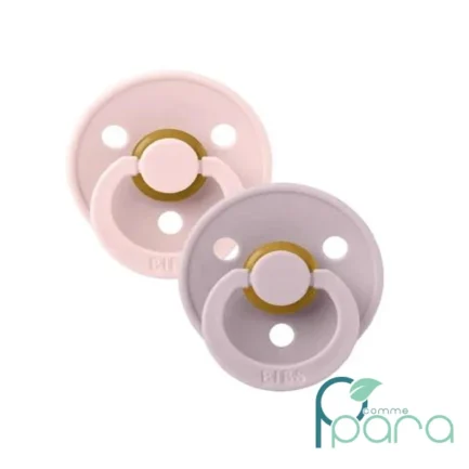 pcommepara-BIBS-2-Sucettes-Couleur-Blossom-Dusky-Lilac taille 1