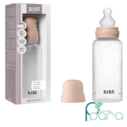 pcommepara-BIBS-Biberon-Latex-270ml-Slow-Flow-Blush.