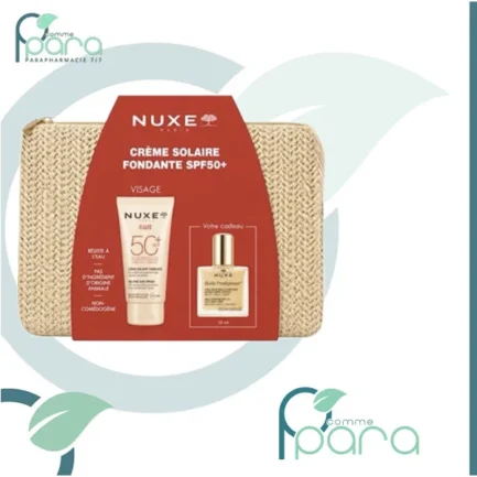 pcommepara-NUXE-Trousse-Creme-Fondante Huile-Seche-Offert