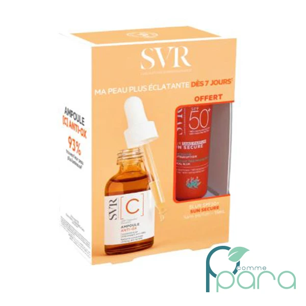 pcommepara SVR Pack Ampoule C Sun Secure Blur Sans Parfum pcommepara-SVR-Pack-Ampoule-C-Sun-Secure-Blur-Sans-Parfum-