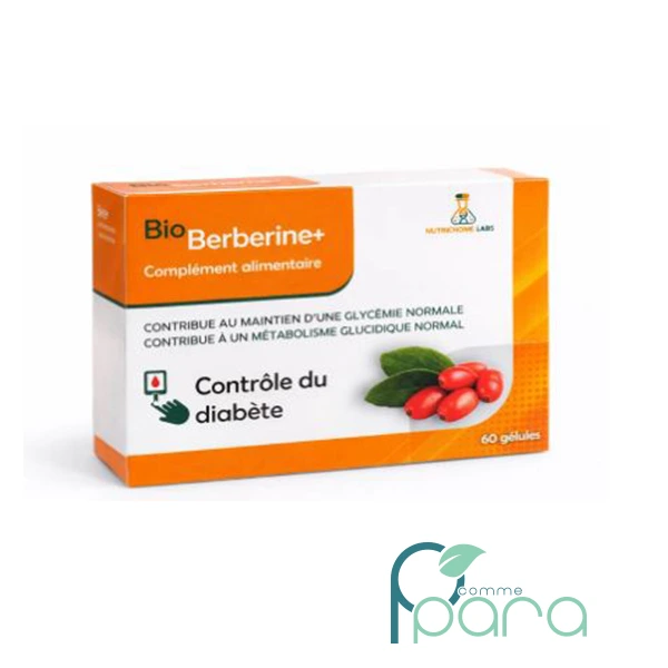 pcommepara BIO BERBERINE Contrôle Du Diabète, 60 Gélules pcommepara-BIO-BERBERINE-Controle-Du-Diabete-60-Gelules.
