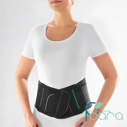 pcommepara-L-R-Velpeau-Ceinture-Dorsamix-21Cm-Noir-Vert-