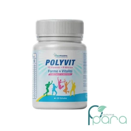 pcommepara-POLYPHARMA-PolyVit-Forme-Vitalite30Gelules
