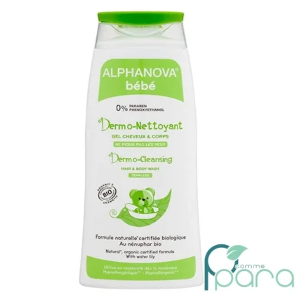 pcommepara-ALPHANOVA-Gel-Dermo-Nettoyant-2en1-Bio-–-Corps-Cheveux-–-200-ml.