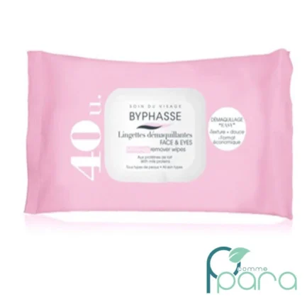 pcommepara-BYPHASSE-Lingettes-Proteines-De-Lait-40U.
