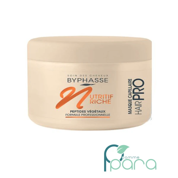pcommepara BYPHASSE Masque Capillaire Nutritiv Riche ,500ml pcommepara-BYPHASSE-Masque-Capillaire-Nutritiv-Riche-500ml.