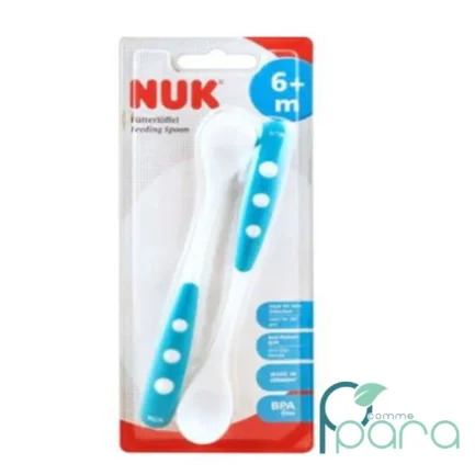 pcommepara-NUK-2-Cuilleres-Silicone-6-Mois-Bleu.