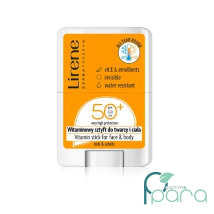 pcommepara-LIRENE-Stick-Solaire-Visage-_-Corps-SPF50-–-Haute-Protection-Format-Nomade-15g