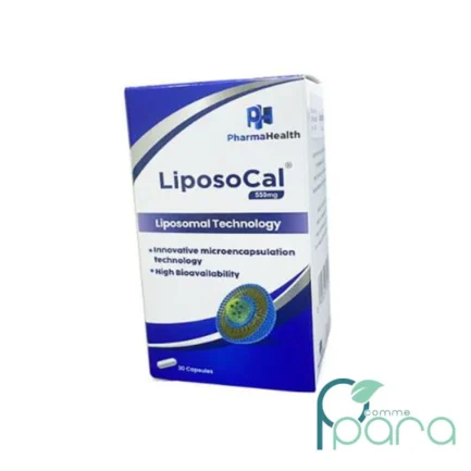 pcommepara-LiposoCal-550-mg-–-30-Gelules-Calcium-Liposomal-Haute-Absorption-pour-Os-_-Dents.