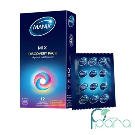 pcommepara-MANIX-Mix-Discovery-Pack-Preservatifs-Bt12