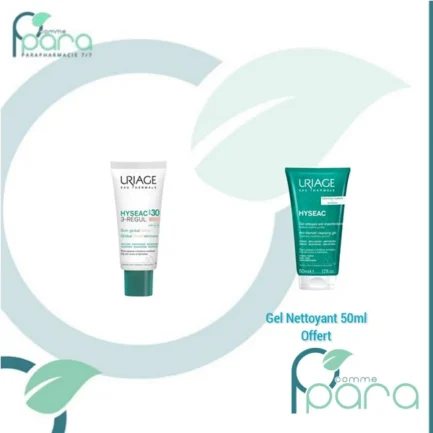 pcommepara-URIAGE-Pack-Hyseac-3RegulGel-Nettoyant-Offert