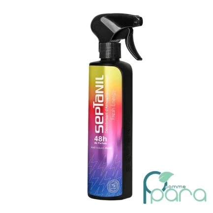 SEPTANIL Désodorisant d’Atmosphère Puissant Fresh Energy 500 ml : neutralise les odeurs et diffuse un parfum frais et énergisant. Air propre, parfumé et revitalisant instantanément.