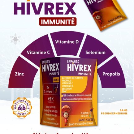 XEN Hivrex Enfants Immunité ,15 Sachets pcommepara