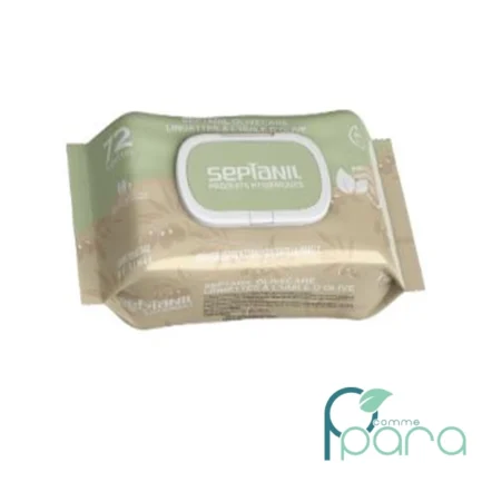 SEPTANIL Lingettes Hydratation A L'huile D'olive,72 Lingettes pcommepara