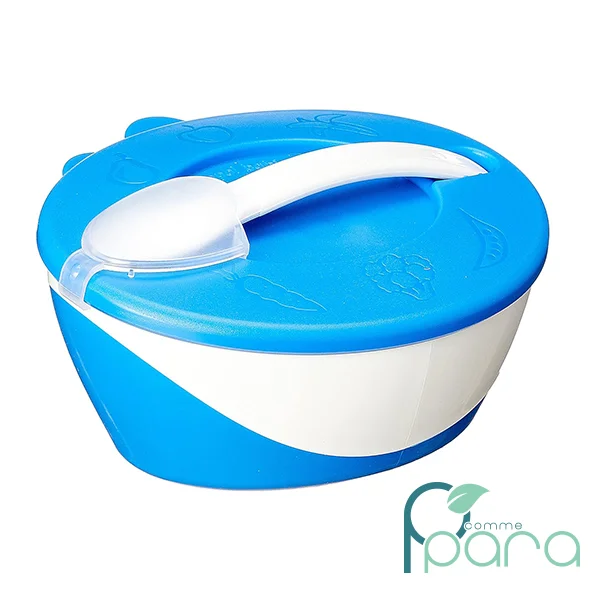 pcommepara CANPOL Bol Eating Joy Avec Cuillère Bleu (1) pcommepara-CANPOL-Bol-Eating-Joy-Avec-Cuillere-Bleu