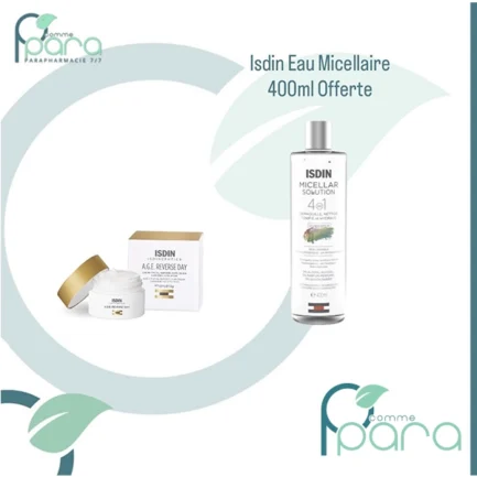 ISDIN A.G.E Revérse Soin Visage+Eau Micellaire pcommepara-