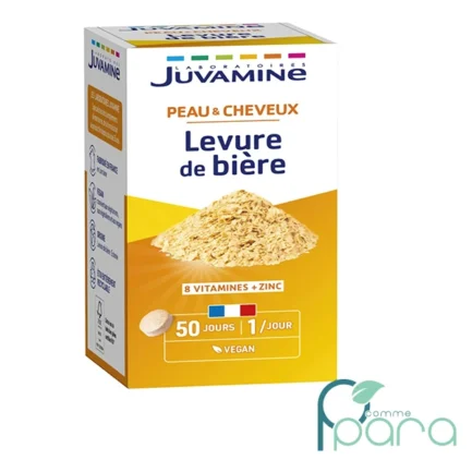 pcommepara-JUVAMINE-Levure-de-Biere-Zinc-–-Beaute-Peau-Cheveux-Ongles-Vitalite-Equilibre-–-Programme-50-Jours.