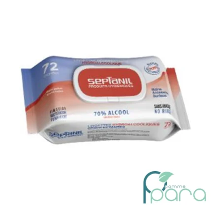 pcommepara-septanil-lingettes-desinfectantes-hydroalcoolique-70-alcool-72-lingettes-
