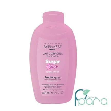 pcommepara-BYPHASSE-Sugar-Glow-Lait-Corporel-Illuminateur400ml