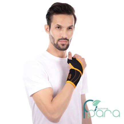 pcommepara-TYNOR-Sport-Support-Poignet-Et-Pouce-Orange