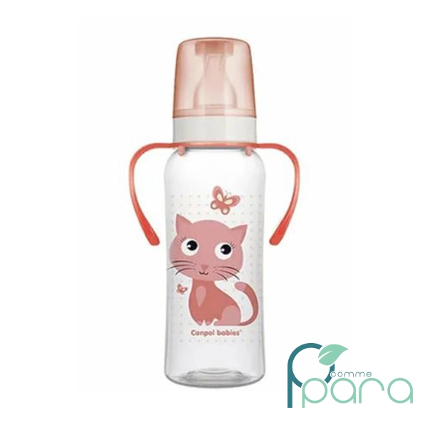 pcommepara-CANPOL-Biberon-a-Anse-Cute-Animals_250ml Rose pcommepara-CANPOL-Biberon-a-Anse-Cute-Animals_250ml Rose