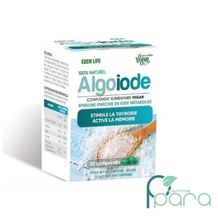 pcommepara-EDEN-LIFE-AlgoIode-30-Comprimes