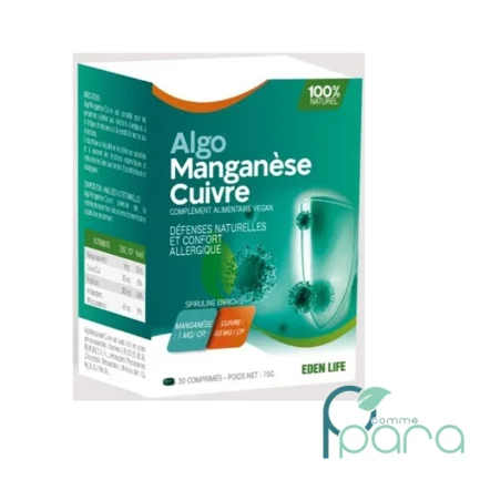 pcommepara-EDEN-LIFE-AlgoManganese-Cuivre30-Comprimes.